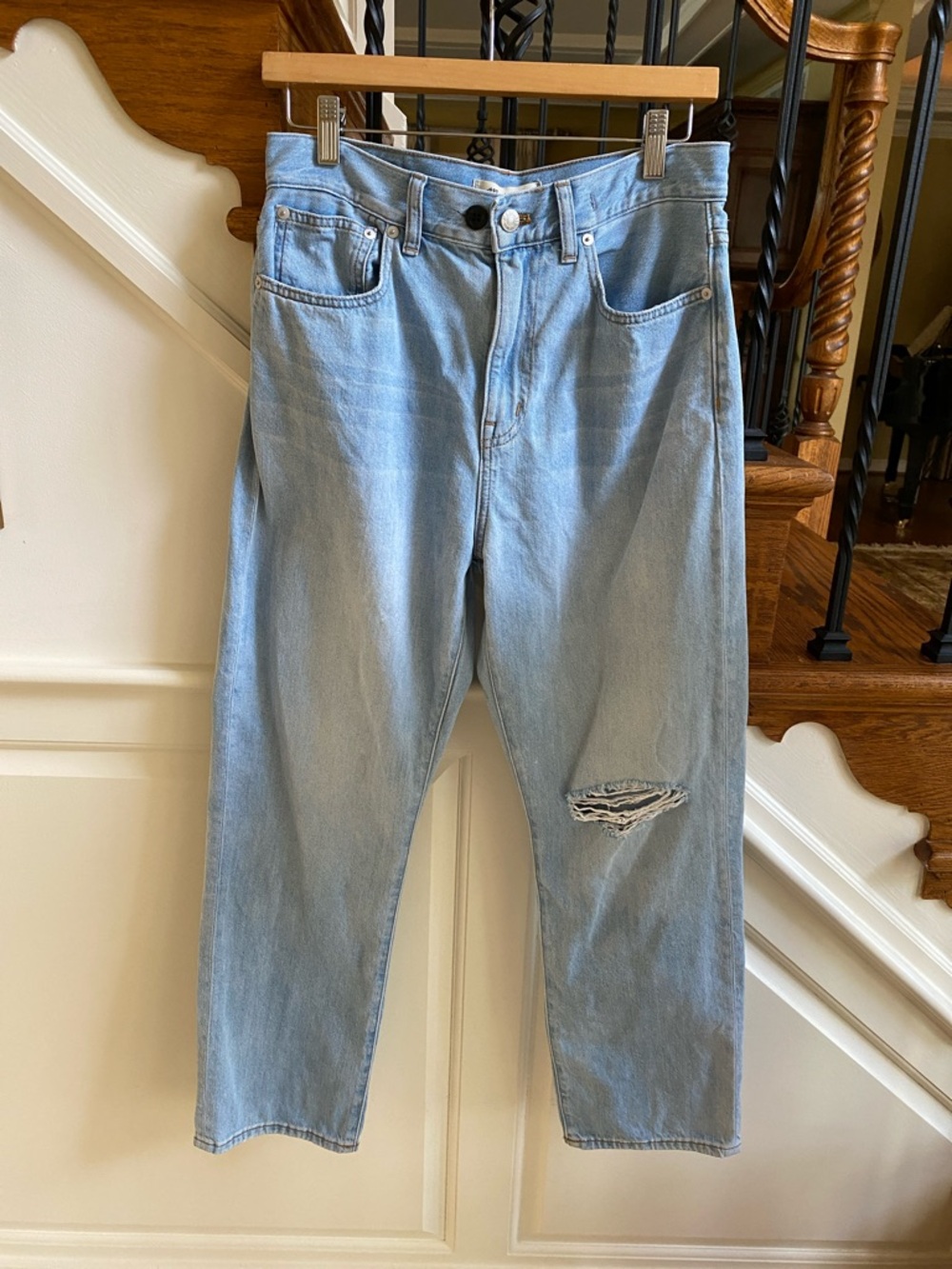 MADEWELL 90’s Straight Crop Jeans